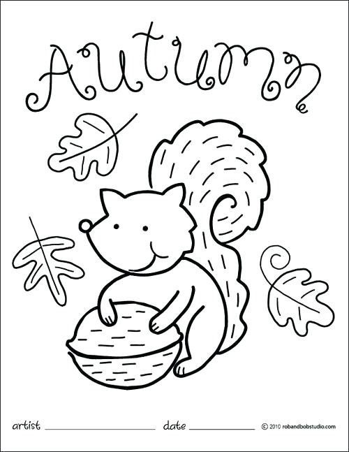 fall coloring pages printable