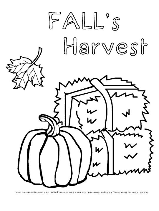 Free Printable Fall Harvest Coloring Pages at GetColorings.com | Free