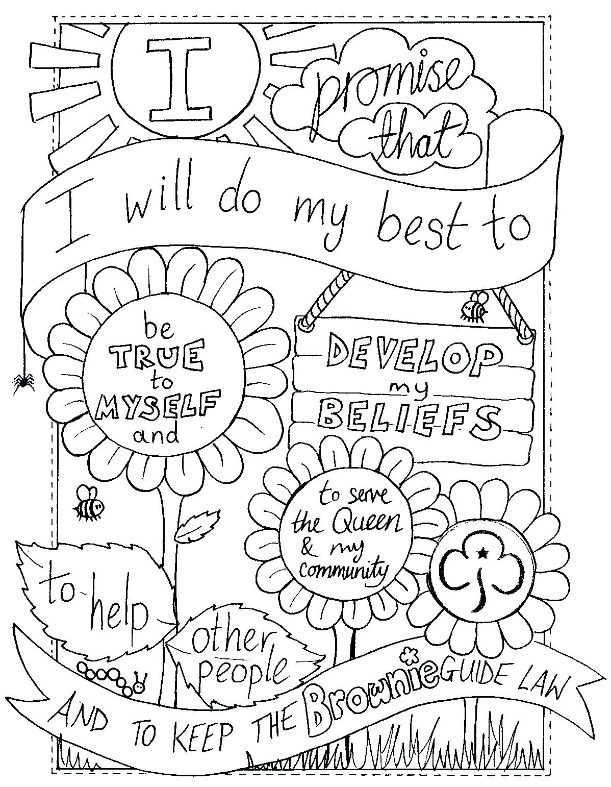 Free Printable Girl Scout Coloring Pages At GetColorings Free 