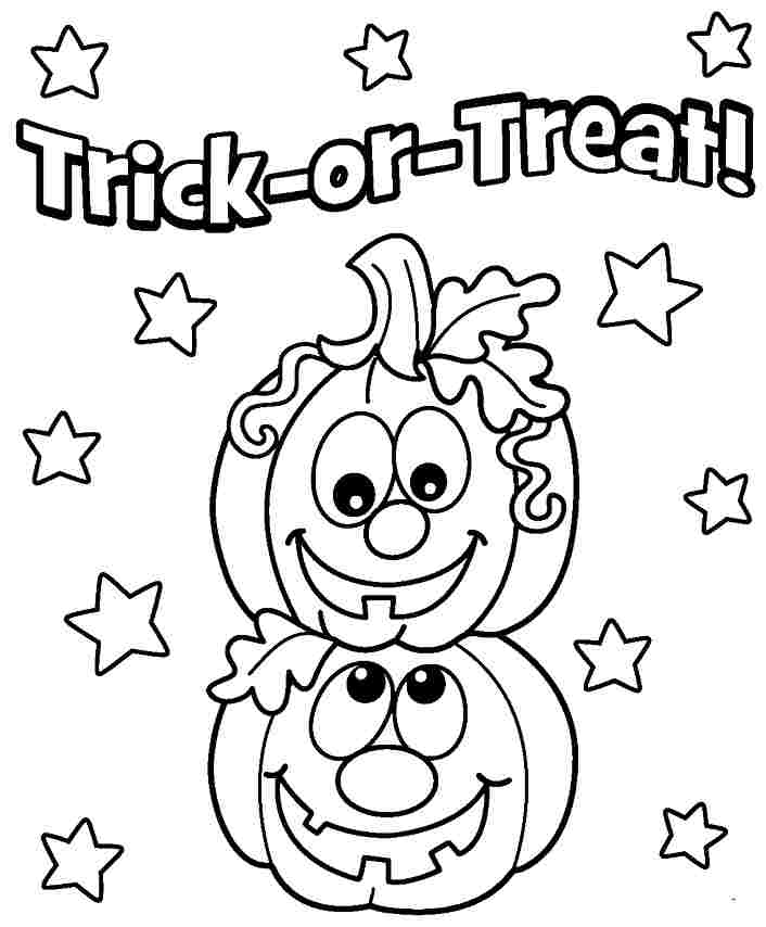 Halloween Coloring Pages For School