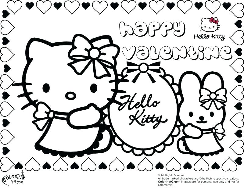 800x620 Hello Kitty Princess Coloring Page Free Printable Pages
