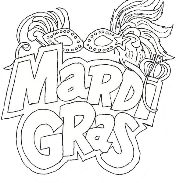 Free Printable Mardi Gras Coloring Pages at Free