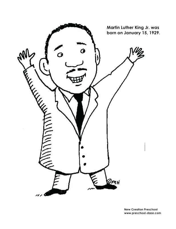 Free Printable Martin Luther King Coloring Pages At Getcolorings.com 