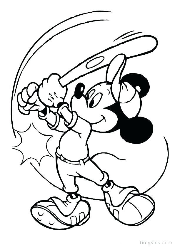 595x841 Mickey Mouse Printable Coloring Pages Free