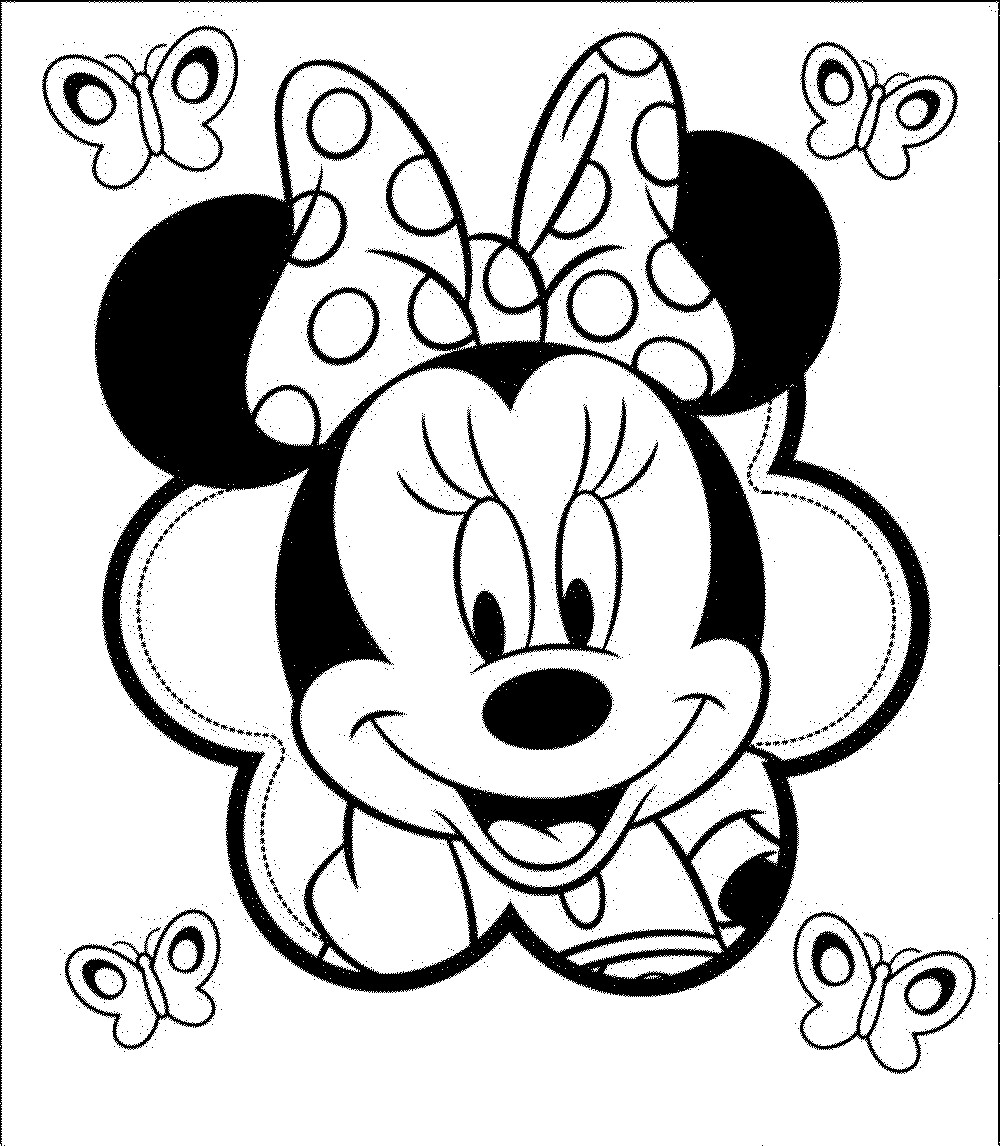 1000x1146 Free Minnie Mouse Printables Kids Coloring Fancy Mini Printable