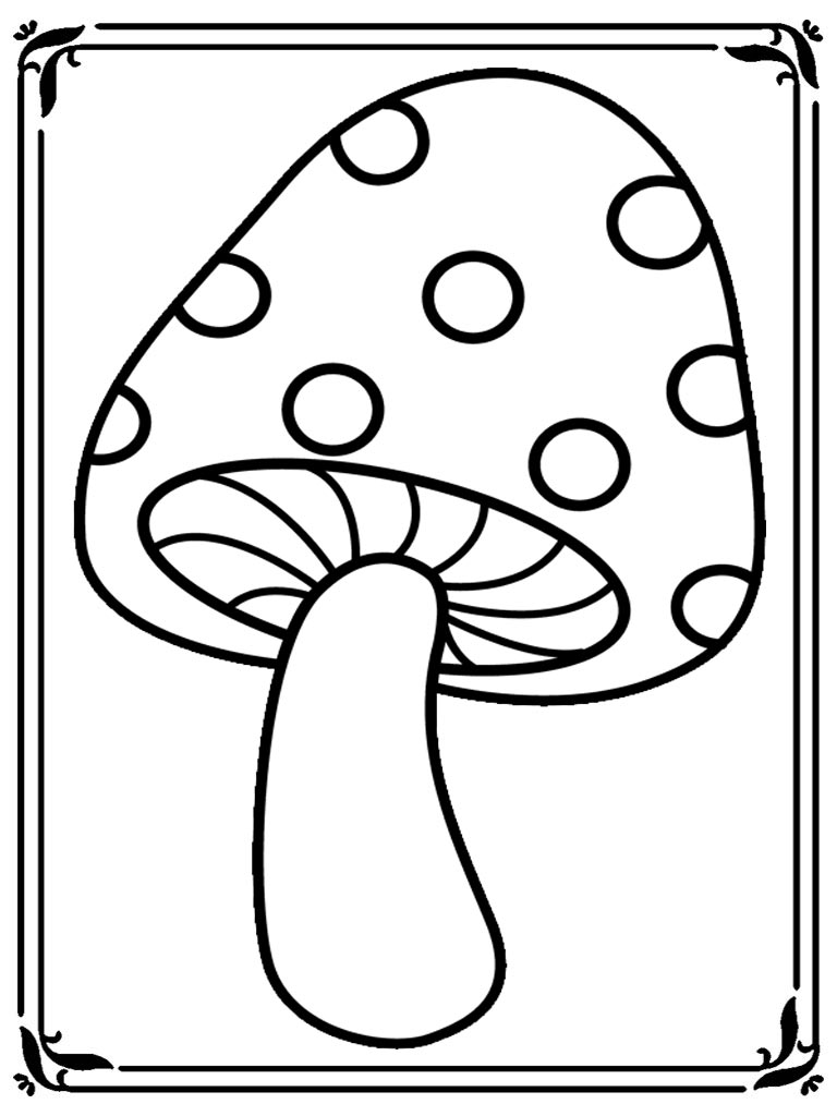 Free Printable Mushroom Coloring Pages at GetColorings.com   Free ...