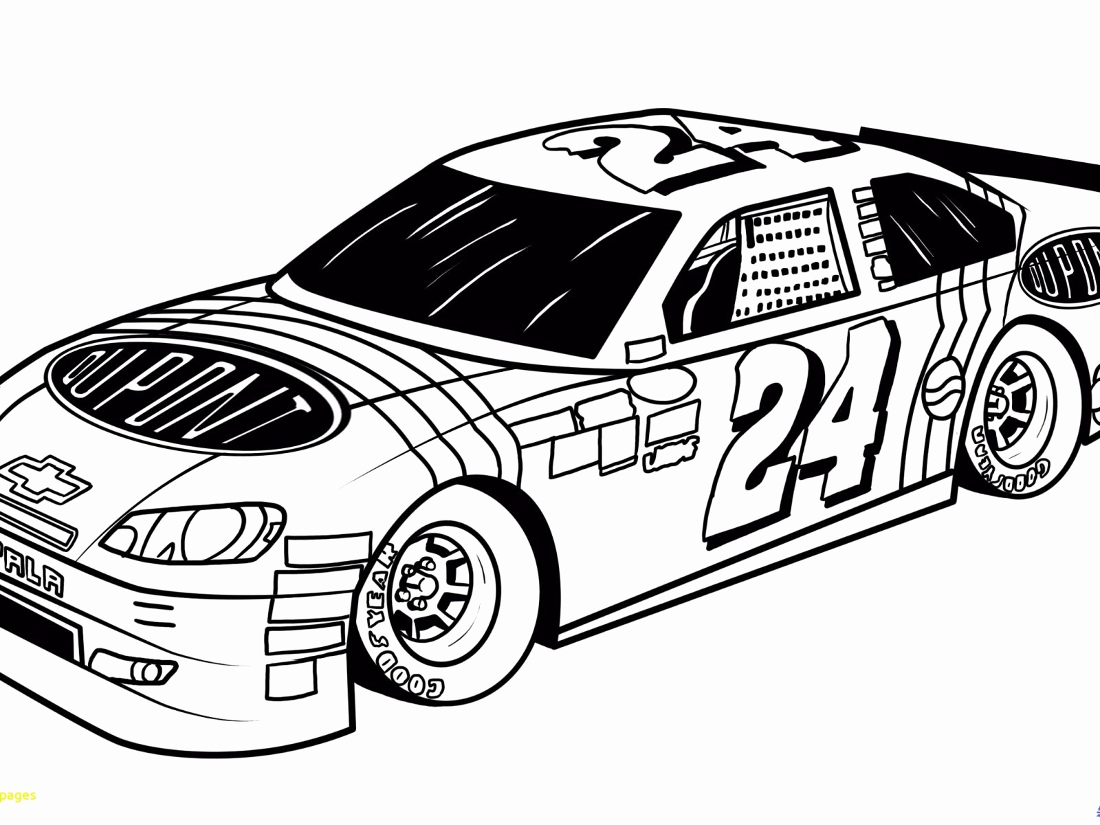 Free Printable Nascar Coloring Pages at Free