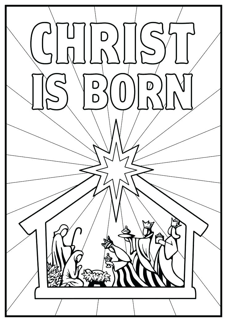 Free Printable Nativity Scene Coloring Pages at GetColorings.com | Free