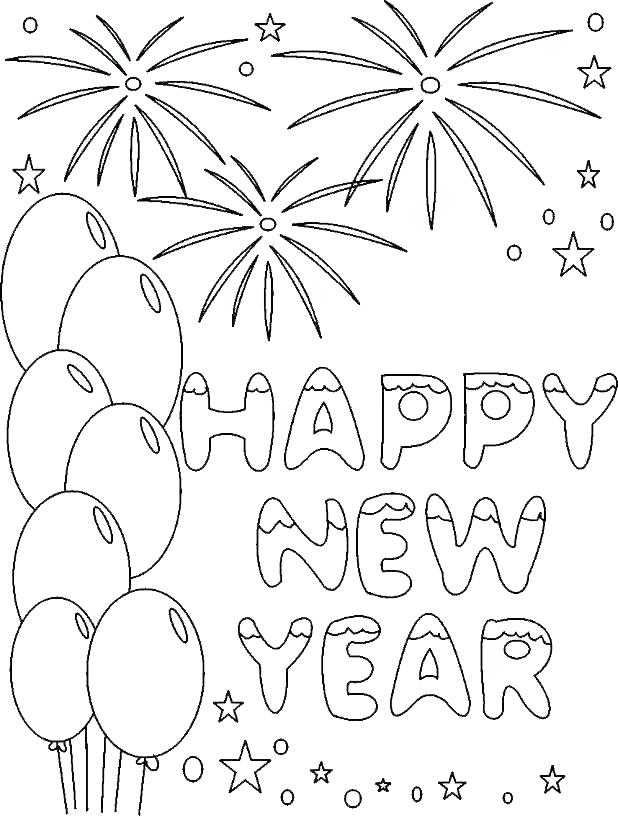 Free Printable New Years Coloring Pages at GetColorings.com | Free