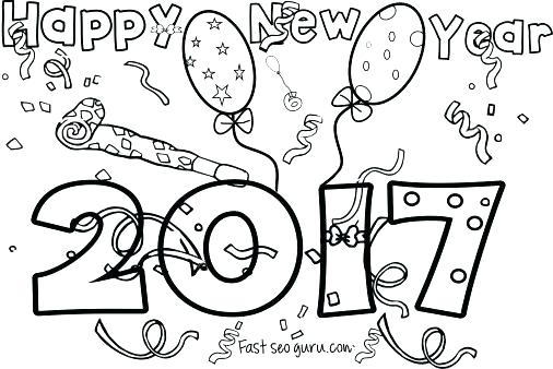 Free Printable New Years Coloring Pages at GetColorings.com | Free ...