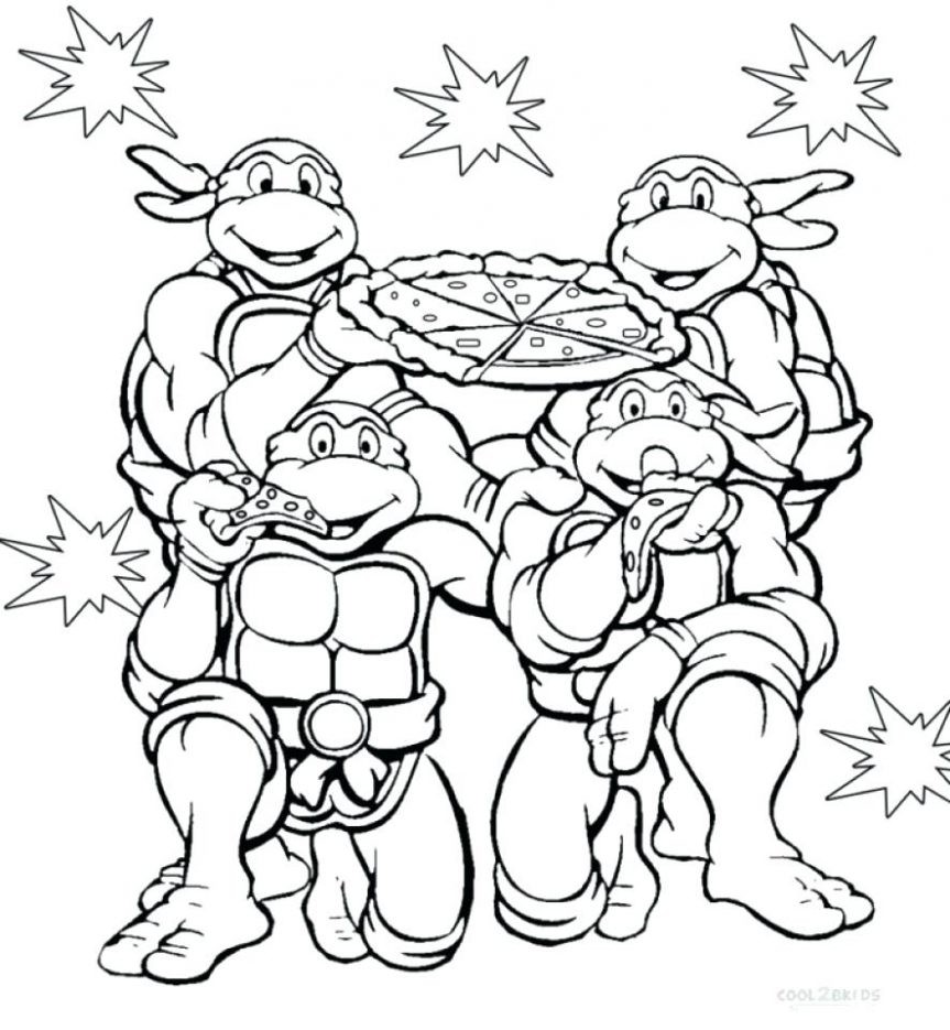 Free Printable Ninja Turtle Coloring Pages at GetColorings.com | Free