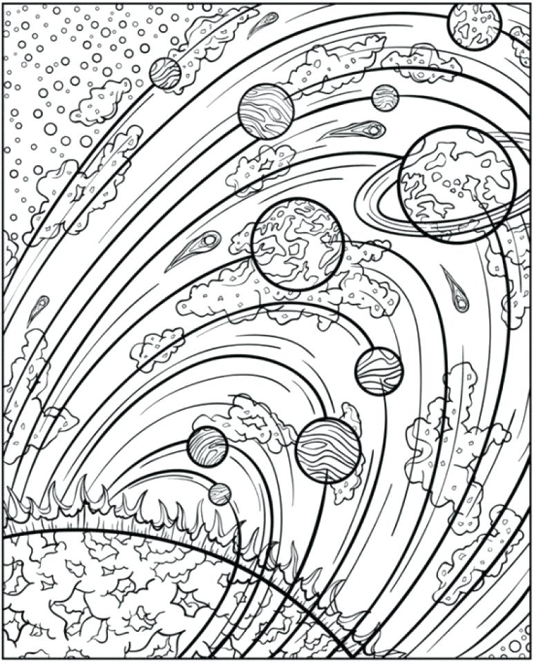 Free Printable Outer Space Coloring Pages at Free