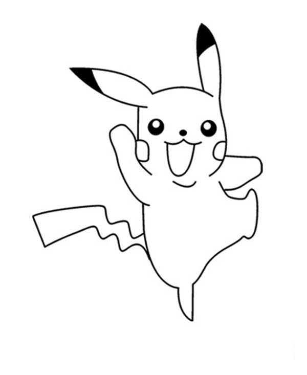 Free Printable Pikachu Coloring Pages At Free