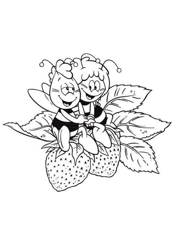 Free Printable Strawberry Coloring Pages At Getcolorings.com 