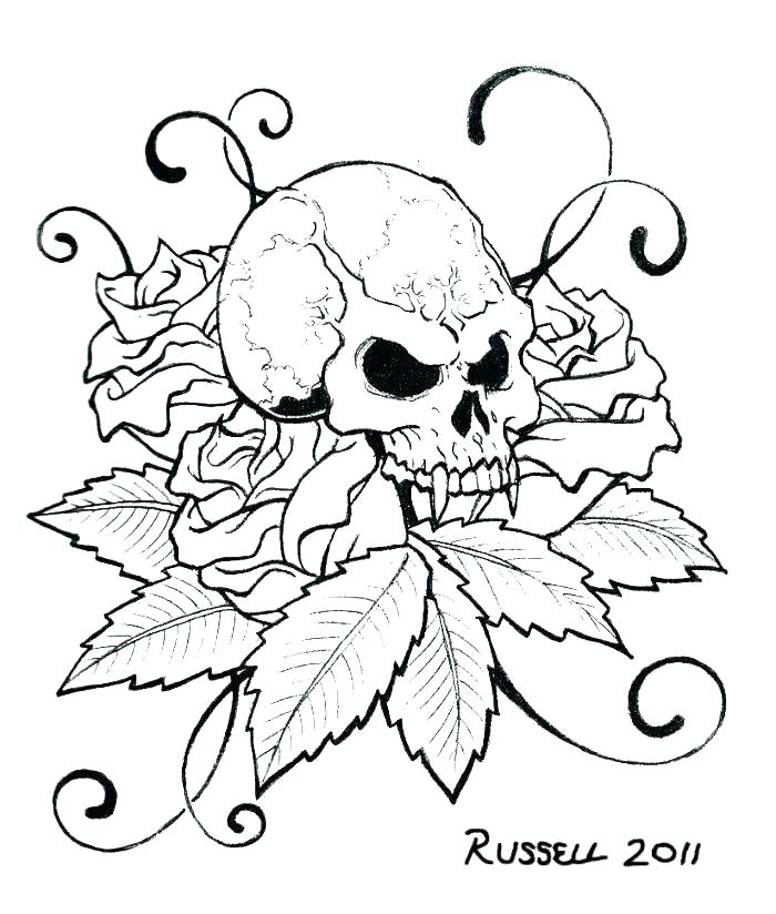 Free Printable Tattoo Coloring Pages at Free