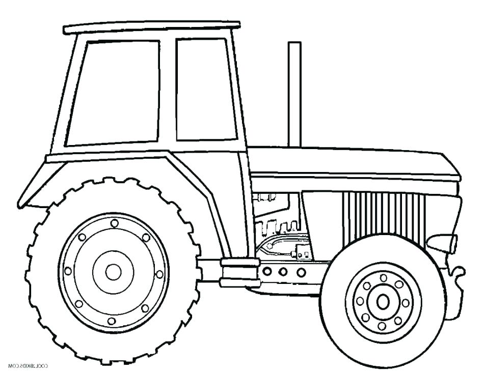 Free Printable Tractor Coloring Coloring Pages