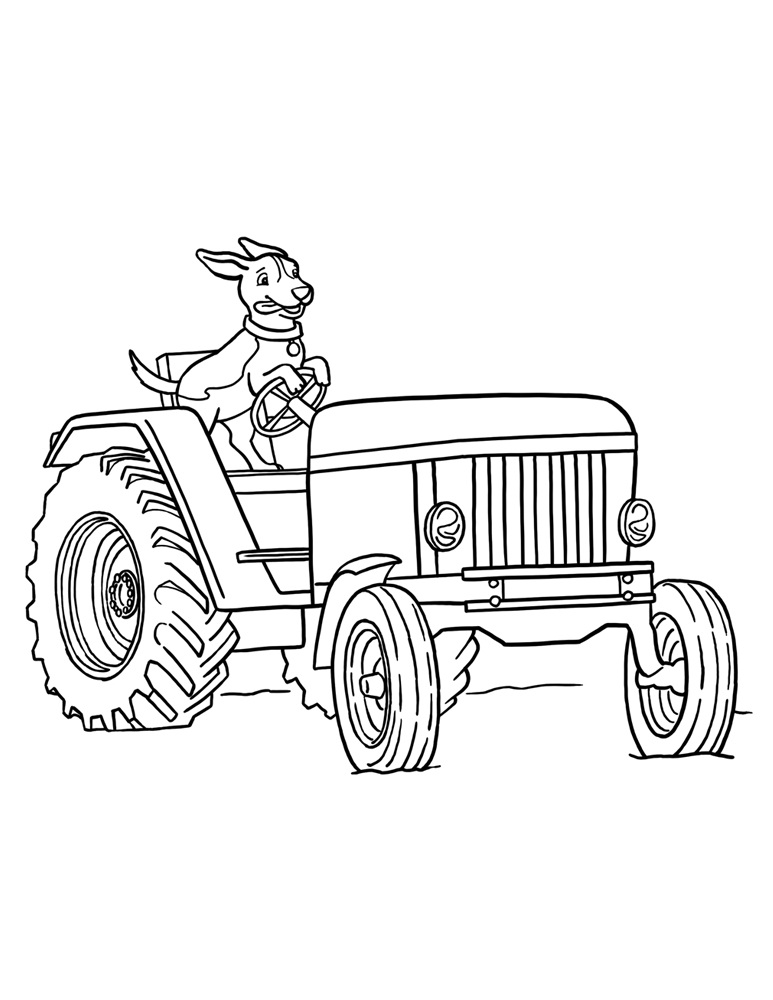 Free Printable Tractor Coloring Pages At GetColorings Free 