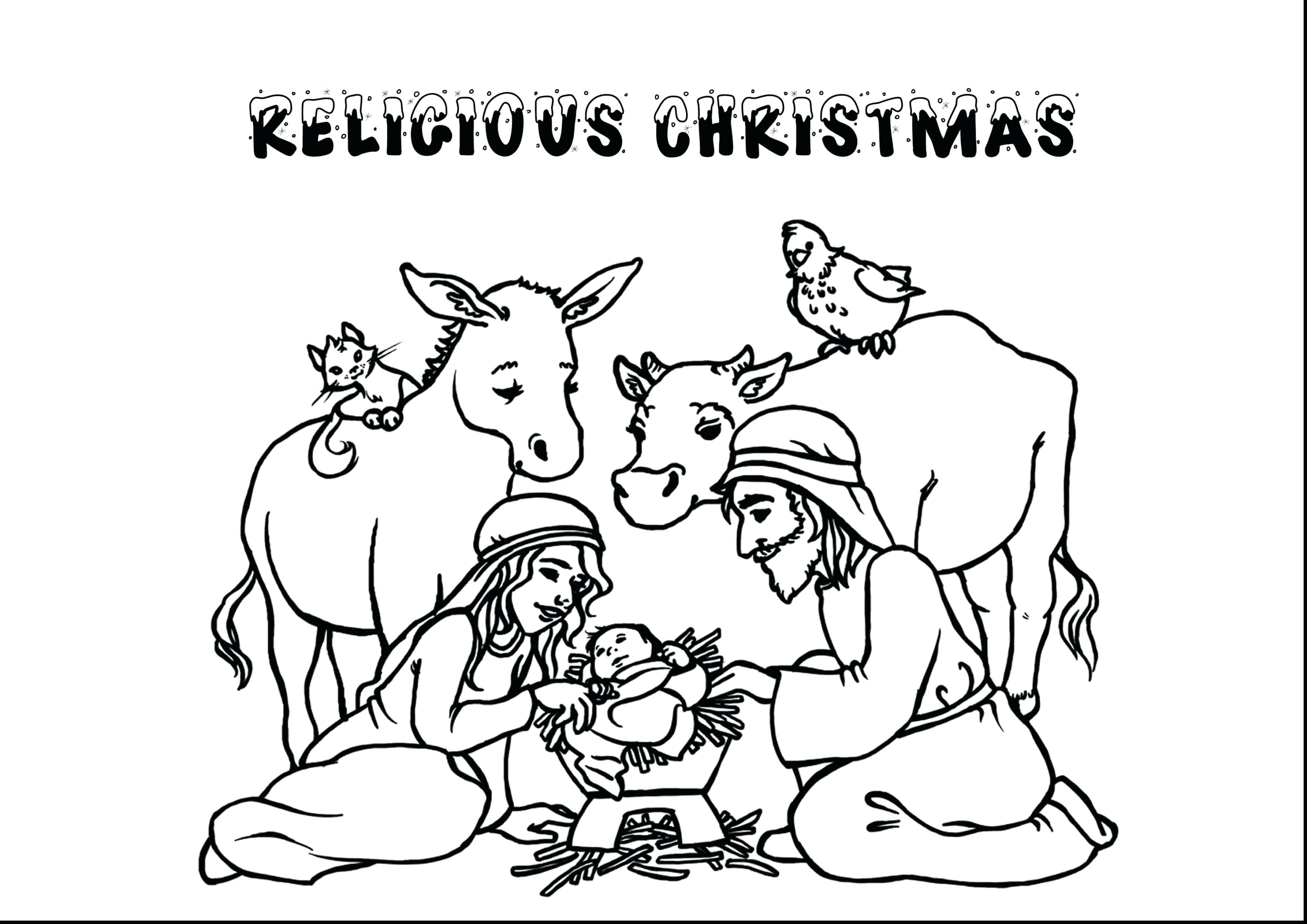 Free Religious Christmas Coloring Pages at GetColorings.com | Free