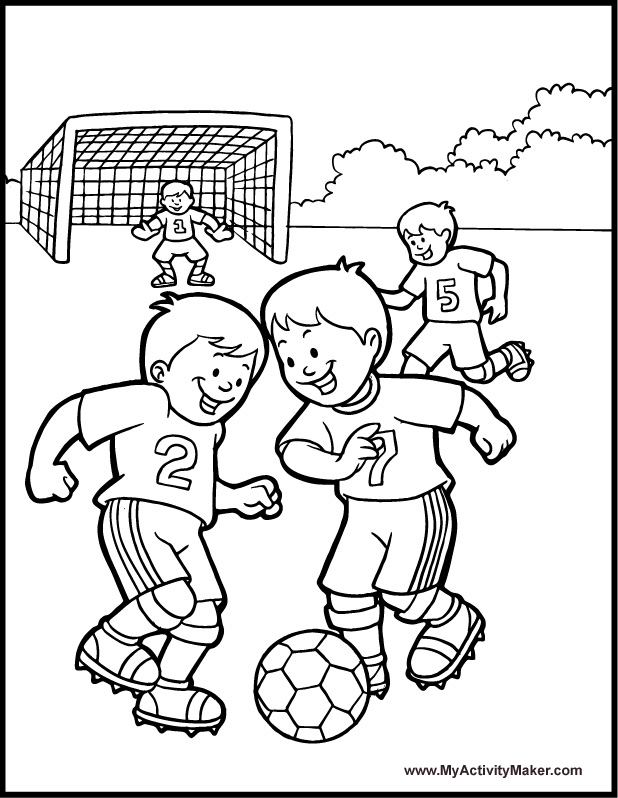 Free Soccer Coloring Pages At Getcolorings Printable 618x798 Soccer Coloring Page Projects To Try Craft