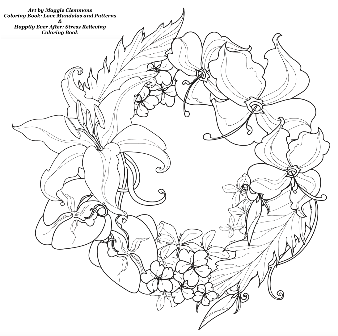 1094x1089 Free Coloring Pages From Adult Worldwide Art By Maggie