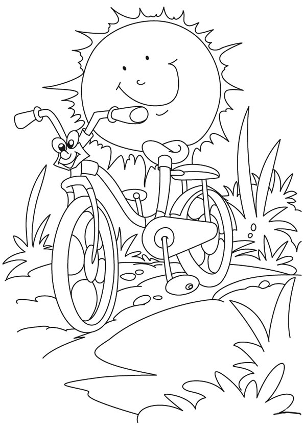 summer coloring pages for preschoolers