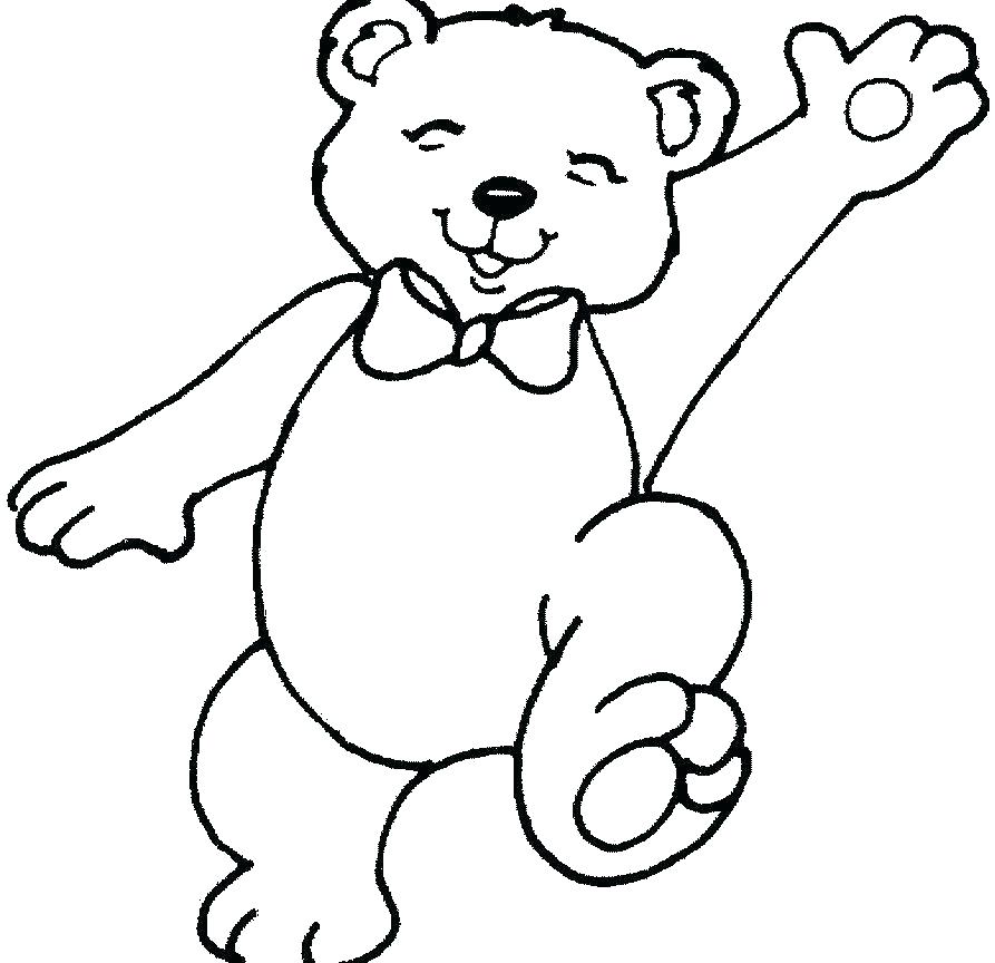 893x864 Care Bear Coloring Pages Teddy Color Page