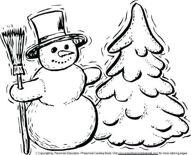 Free Winter Coloring Pages For Preschoolers At Free