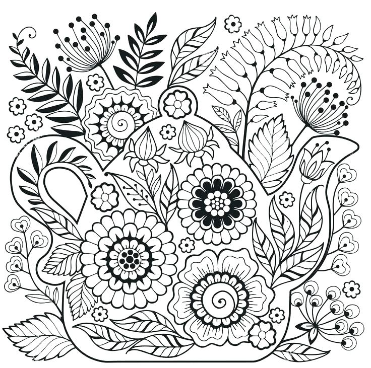 Free Zentangle Coloring Pages at GetColorings.com | Free printable