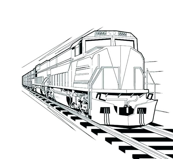 Freight Train Coloring Pages At GetColorings Free Printable 