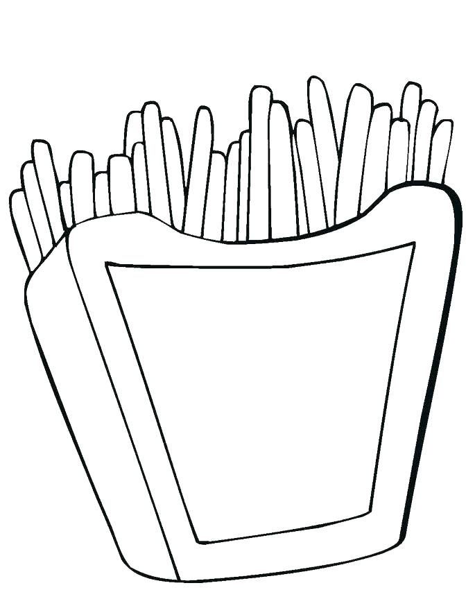 French Fries Coloring Pages at GetColorings.com | Free printable colorings pages to print and color