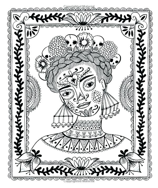 Frida Coloring Pages at Free printable colorings