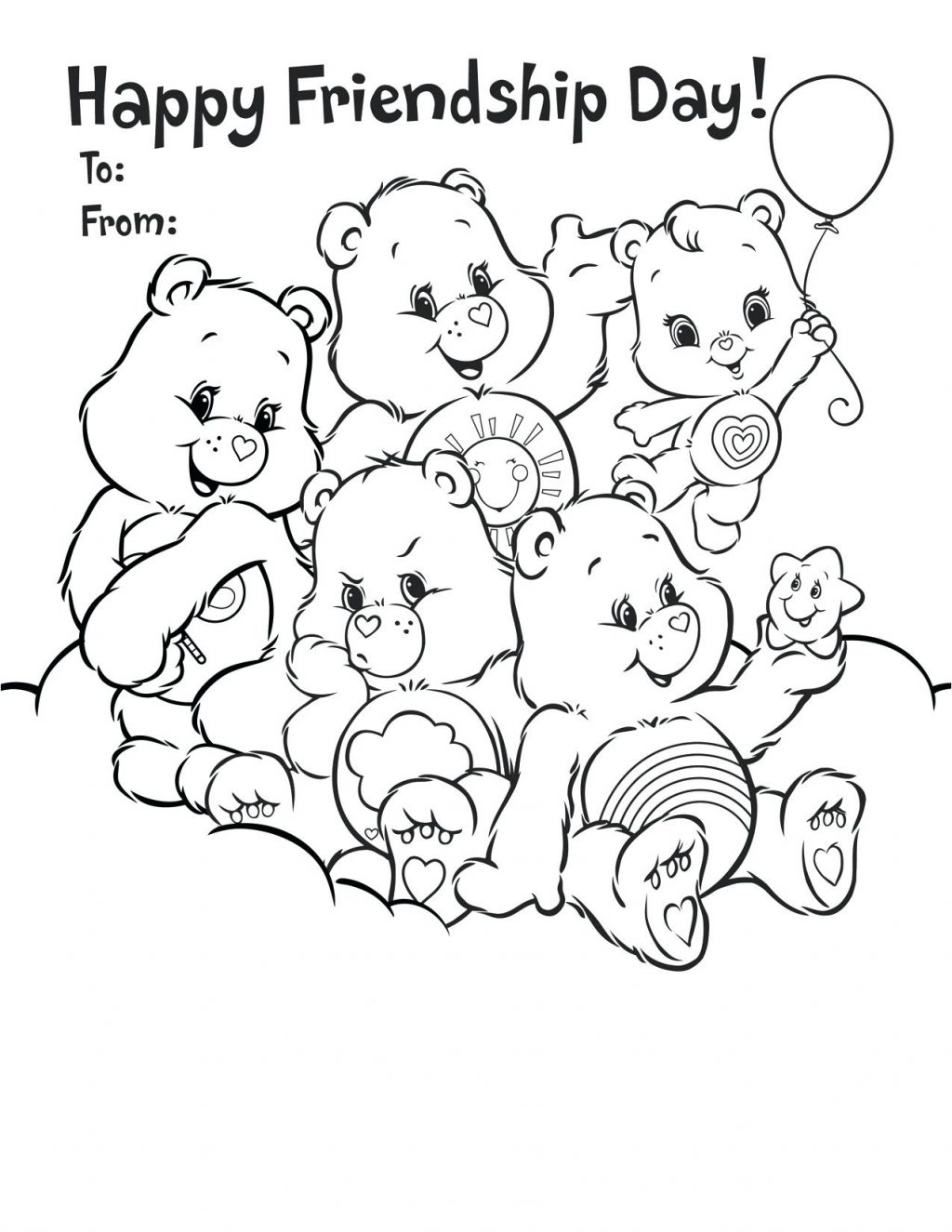 Friends Coloring Pages For Preschoolers at Free