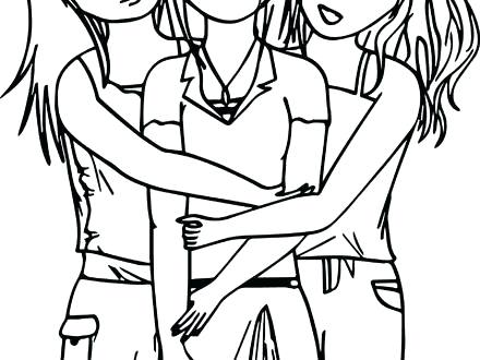 friendship cute coloring pages for girls