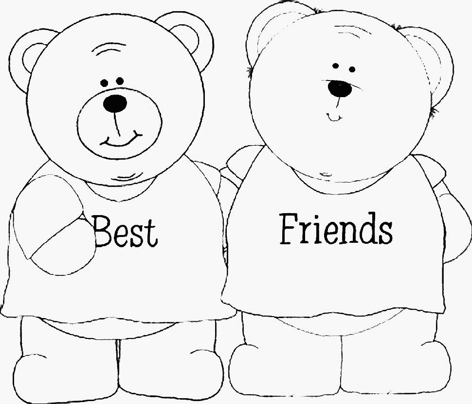 Friendship Coloring Pages For Kids at Free printable