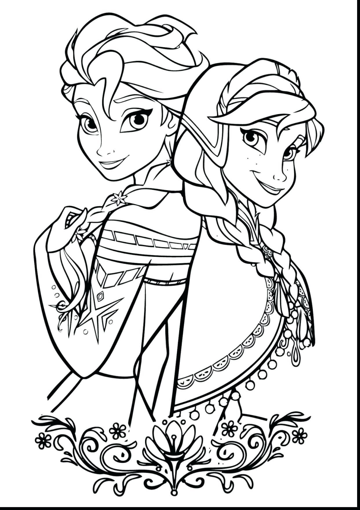 Frozen Coloring Pages Anna And Kristoff at GetColorings.com | Free