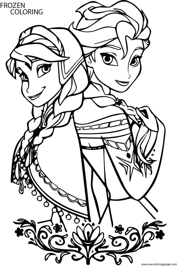 Frozen Coloring Pages Elsa Face at Free