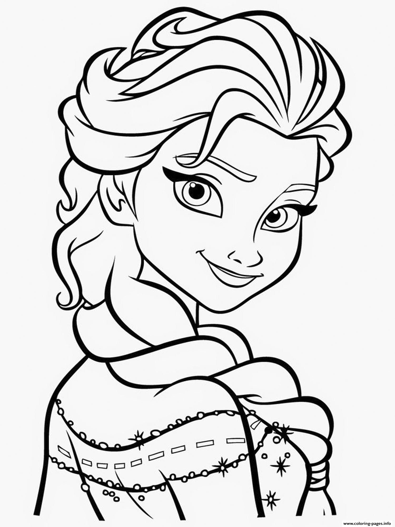 Frozen Coloring Pages For Toddlers at GetColorings.com | Free printable