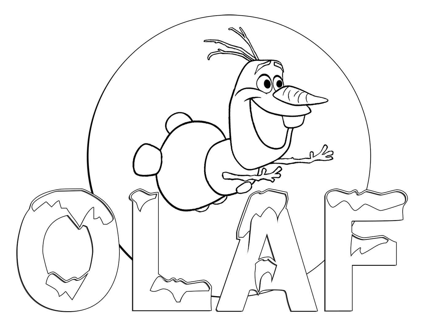 halloween frozen coloring pages