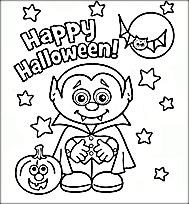 Full Page Printable Halloween Coloring Pages at GetColorings.com | Free