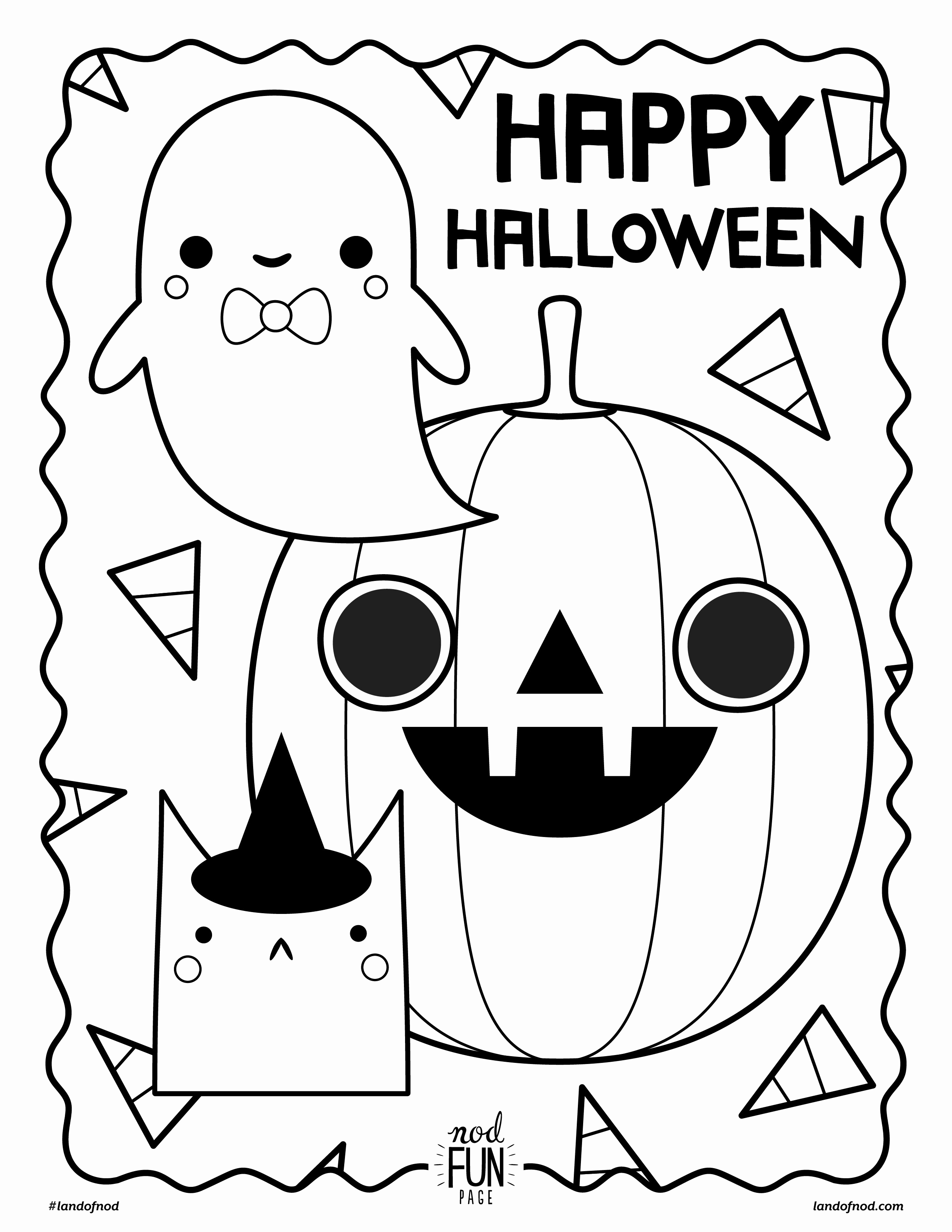 Fun Halloween Coloring Pages at Free printable