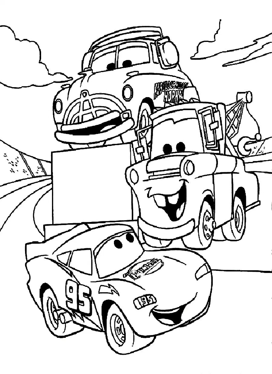 17+ Disney Cars Coloring Pages Printable