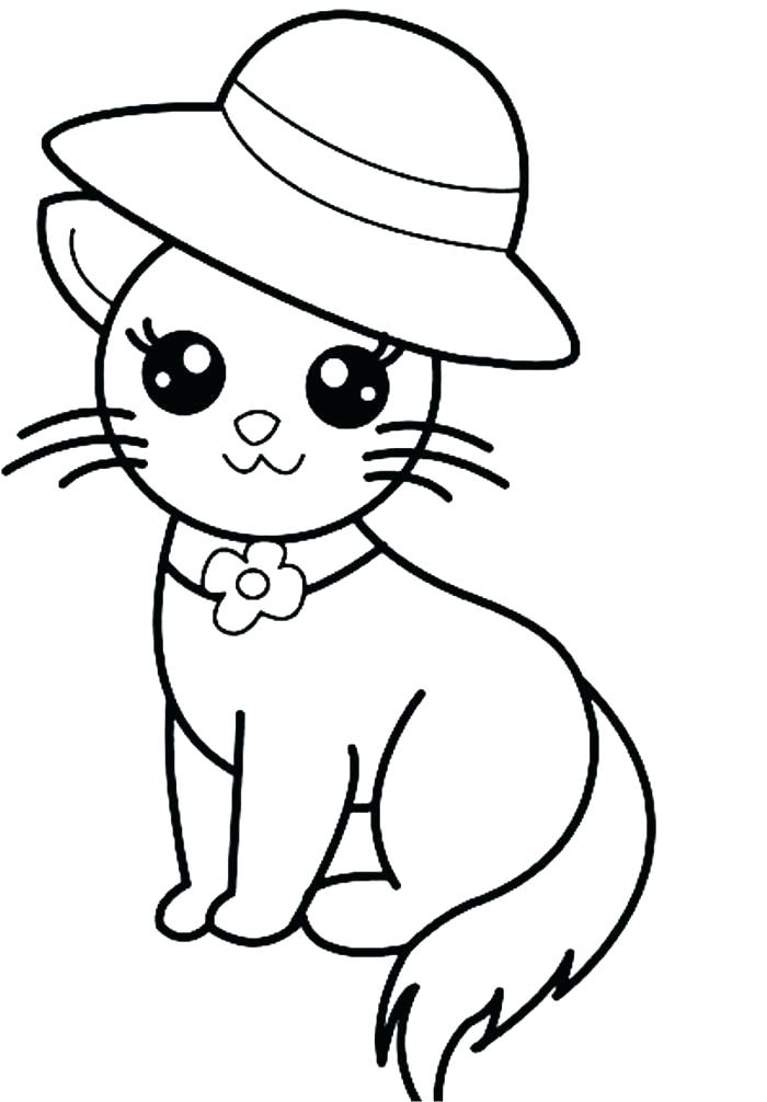 Funny Cat Coloring Pages at GetColorings.com | Free printable colorings