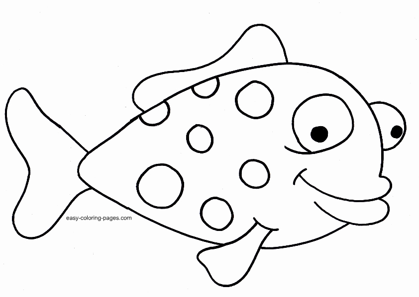 Funny Fish Coloring Pages at GetColorings.com | Free printable