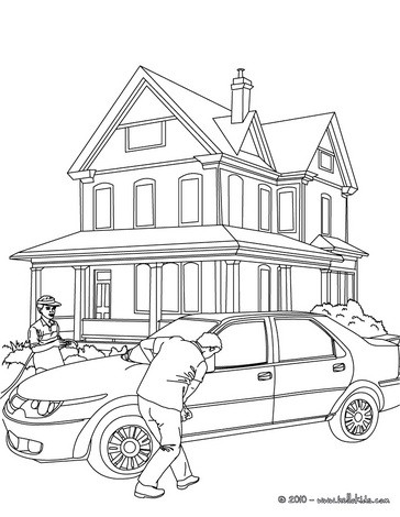 Garage Coloring Pages at GetColorings.com | Free printable colorings