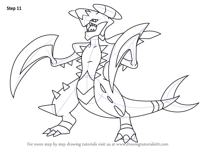 Garchomp Coloring Pages at GetColorings.com | Free printable colorings
