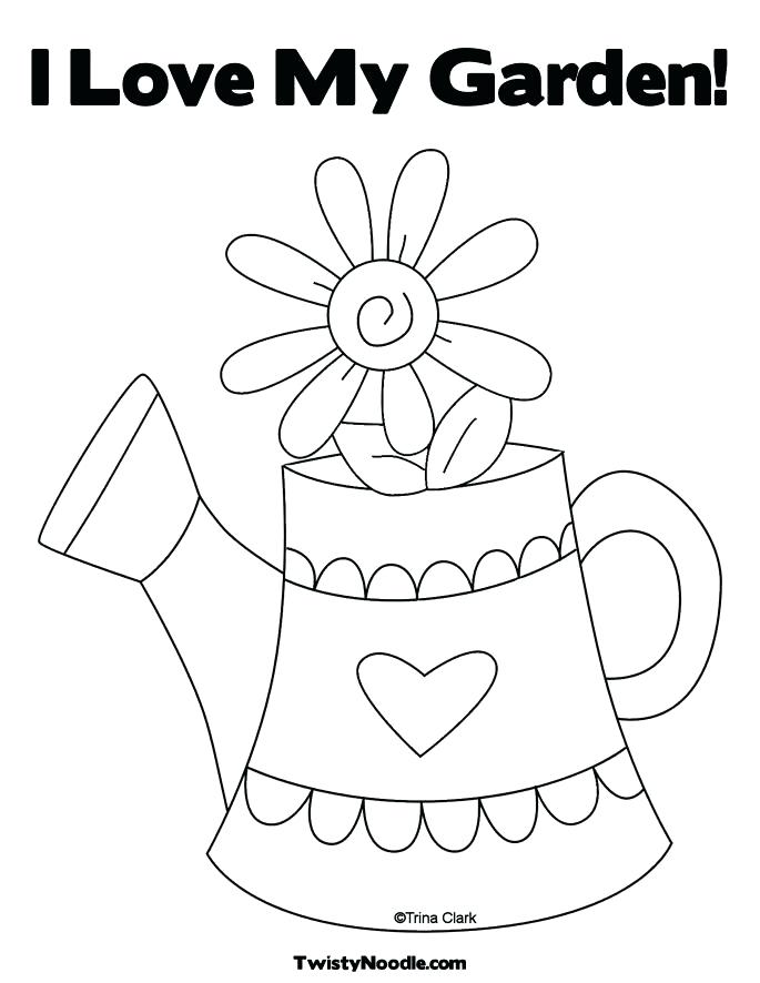 bhorndesigns: Coloring Pages Garden Tool