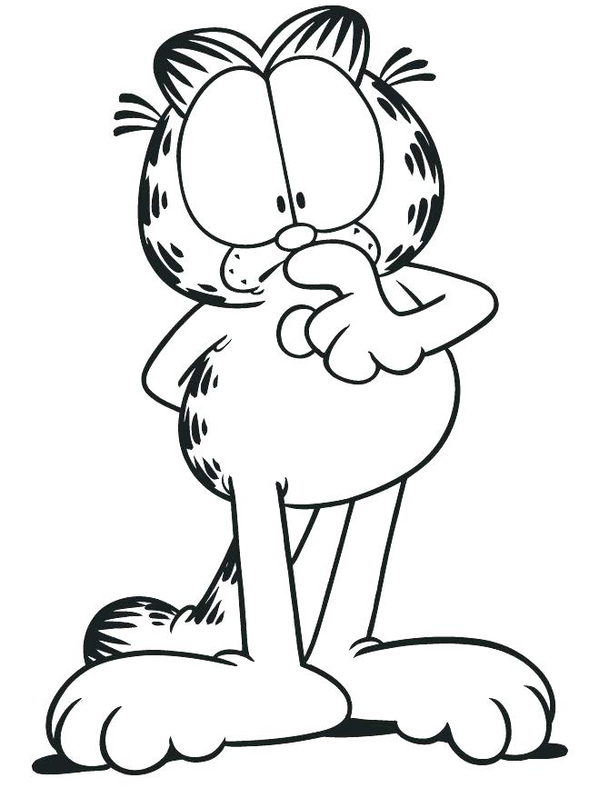 Garfield Christmas Coloring Pages at GetColorings.com | Free printable