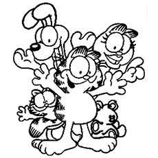 Garfield Coloring Pages at GetColorings.com | Free printable colorings