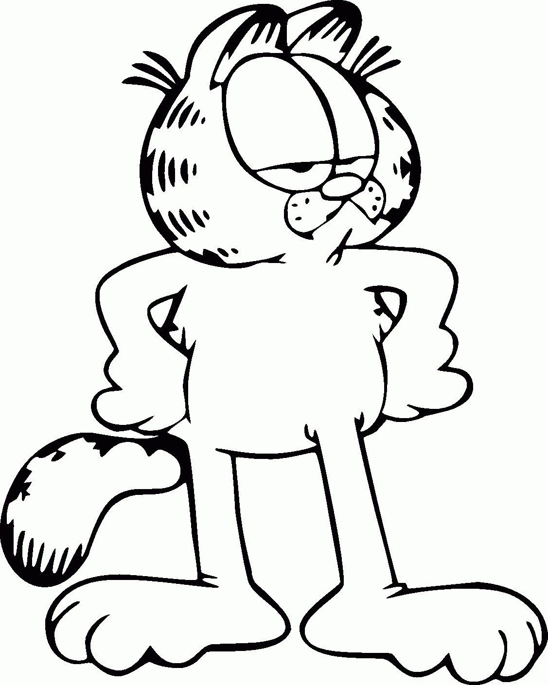 Garfield Coloring Pages at Free printable colorings