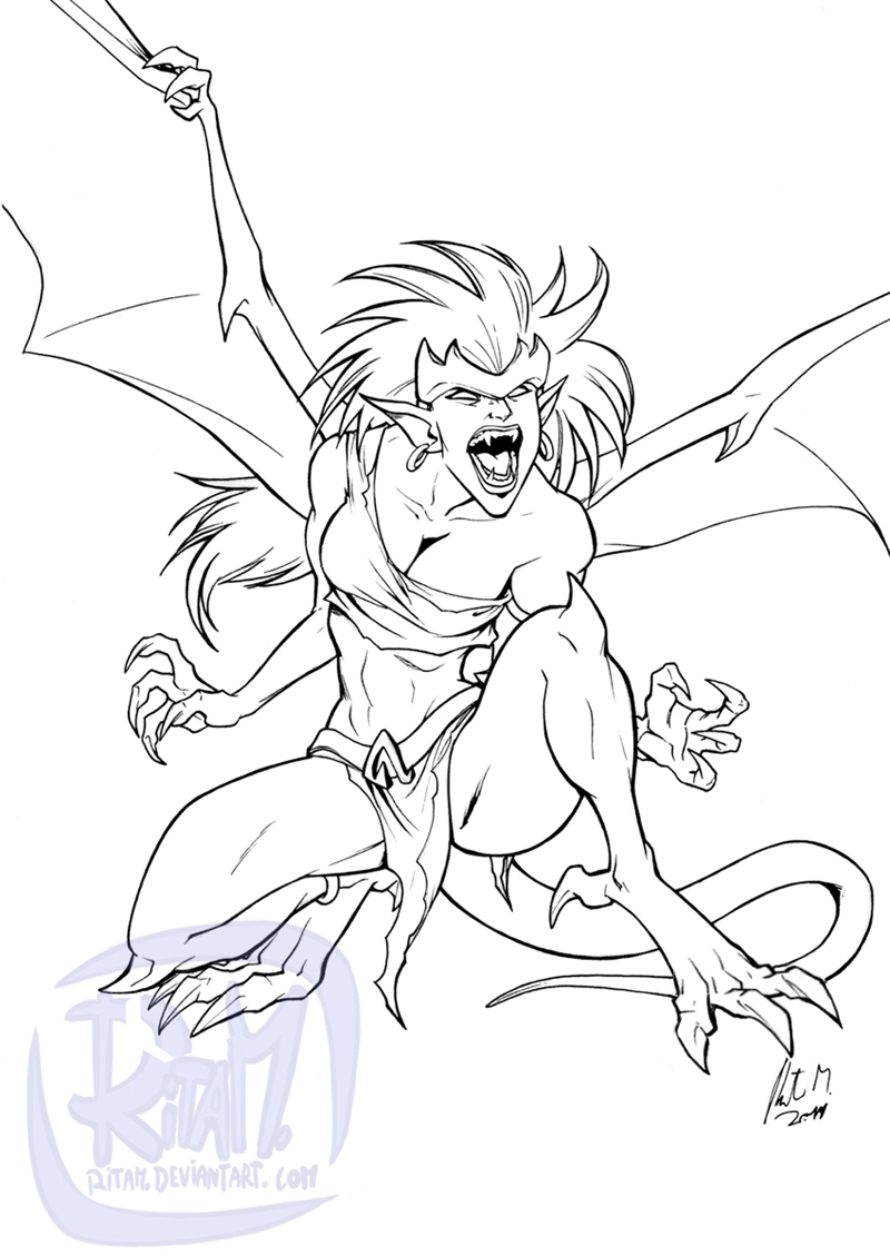 Gargoyle Coloring Pages at GetColorings.com | Free ...